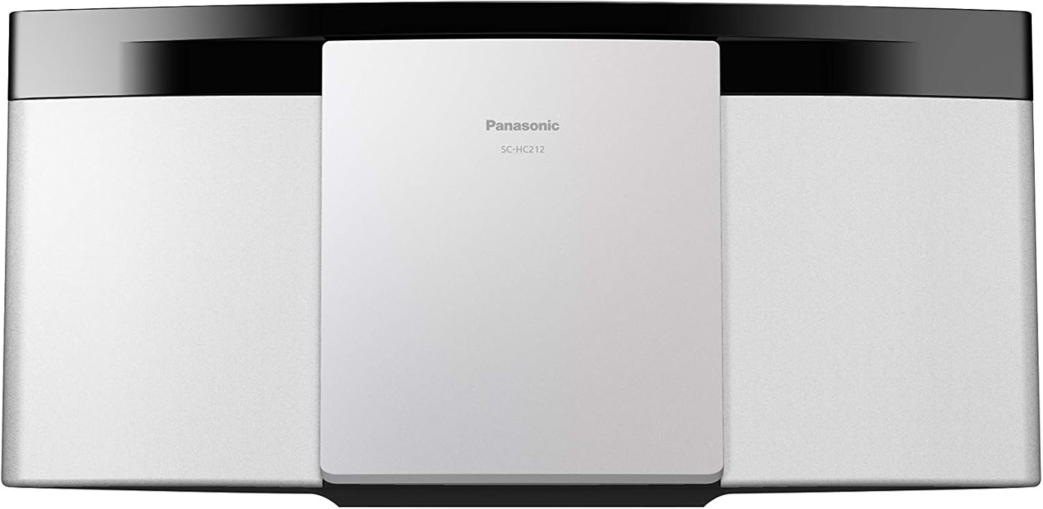 Panasonic Micro Hi-Fi System Digital Radio DAB+, CD Player, Bluetooth, USB, White