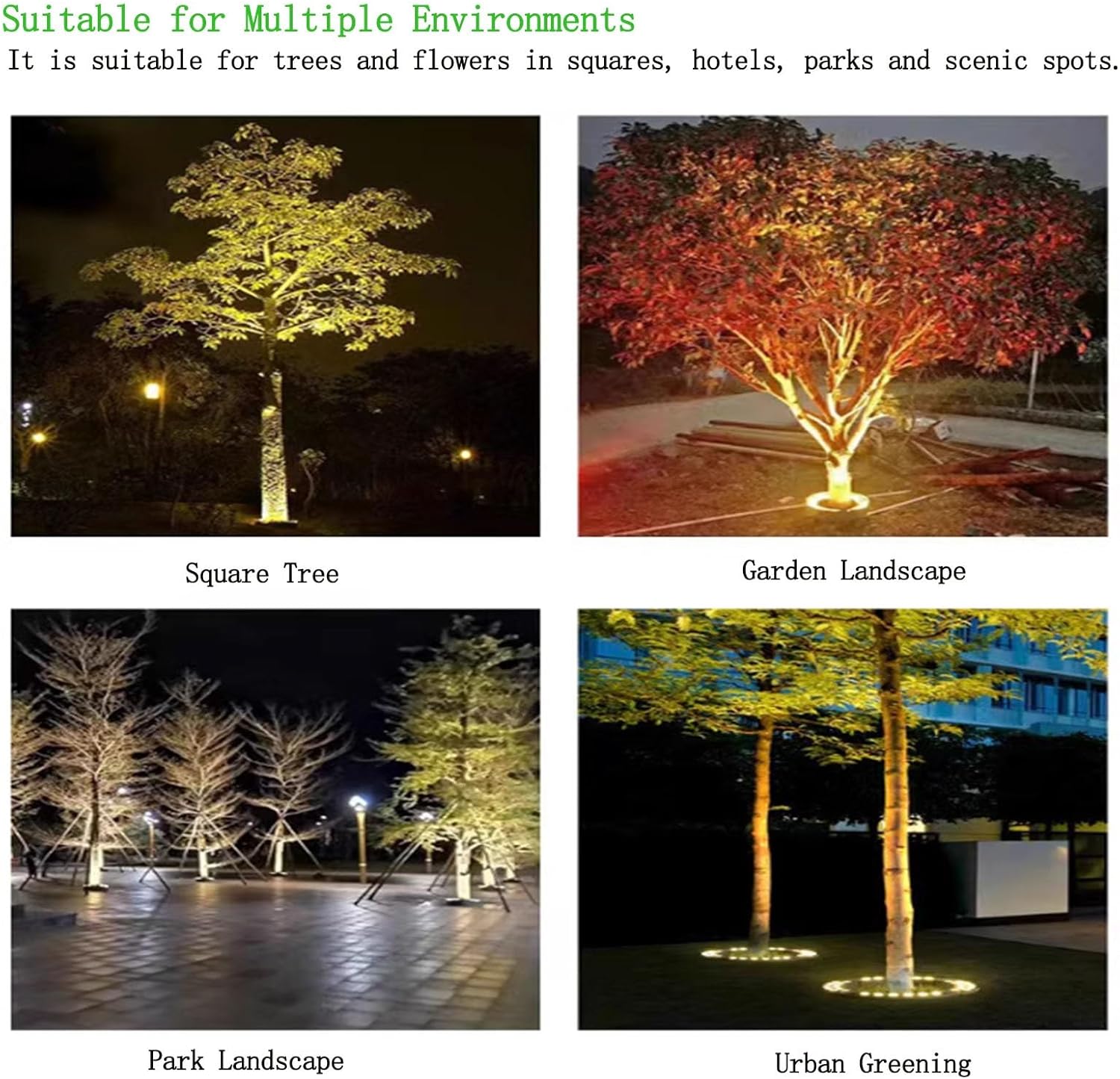 12W-LED-Ring-Baumumarmungslicht – Landschaftsgartenbeleuchtung Baumlampe, LED-Strahl-Baumstrahler, IP65 Wasserdichtes Buntes Baumlicht, LED-Außenreifen-Baumstrahler, Ringförmiges Buntes Mastlicht(Blue