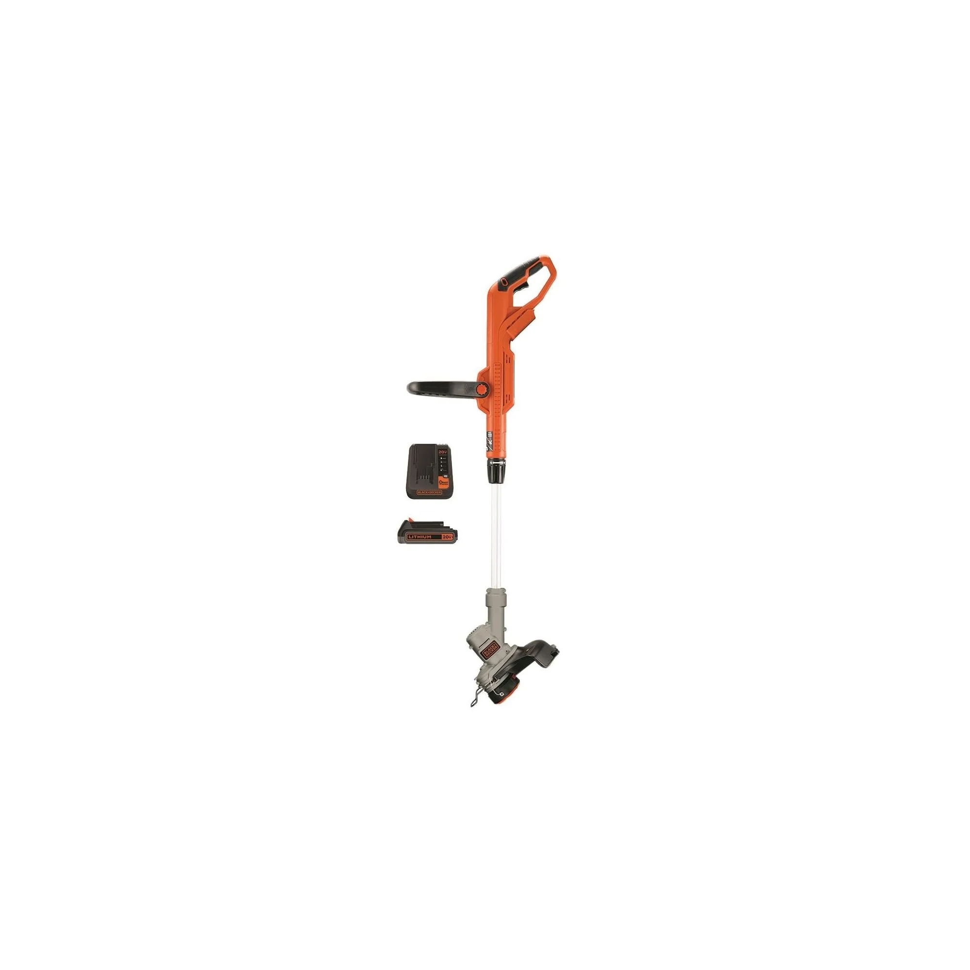 BLACK+DECKER 20V Cordless String Trimmer and Edger, 2Ah, Lithium Ion Battery Included