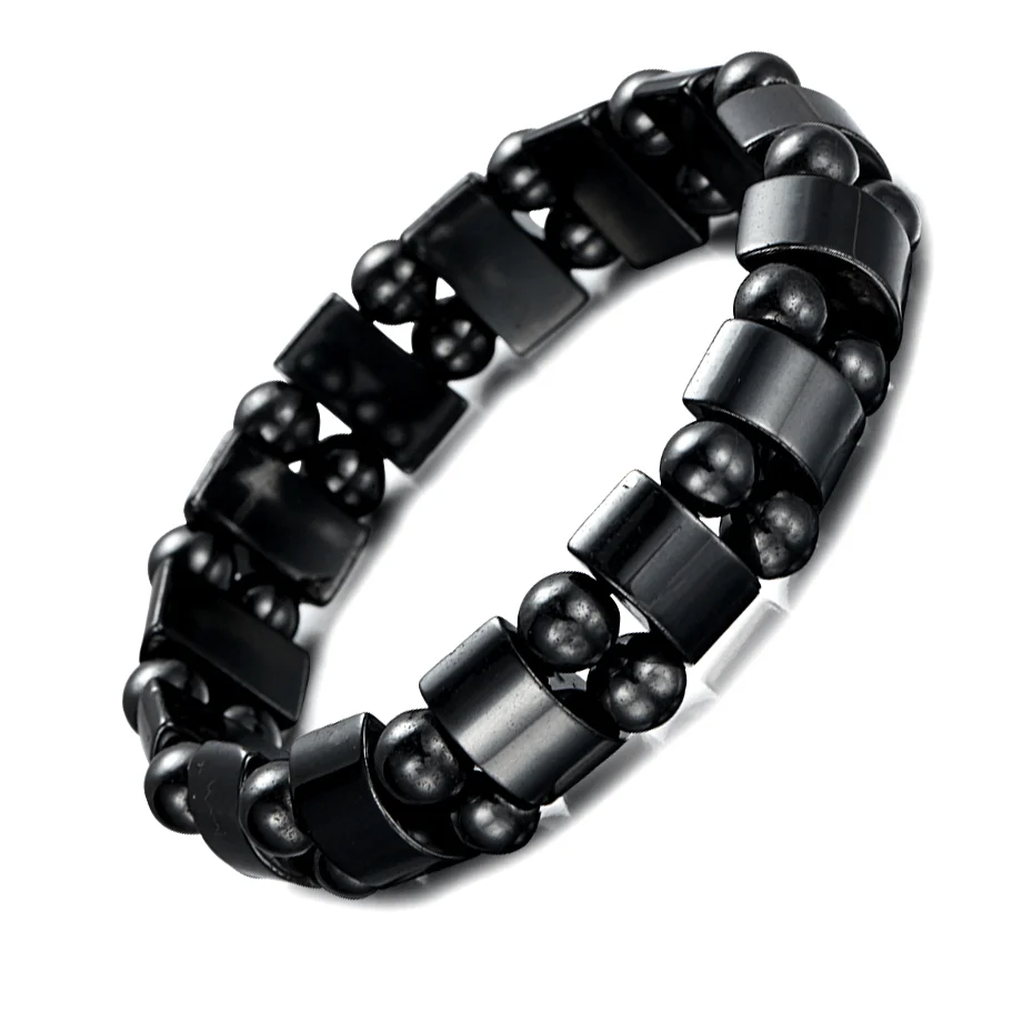 Elasticity Magnetic Hematite Bracelet for Weight Loss