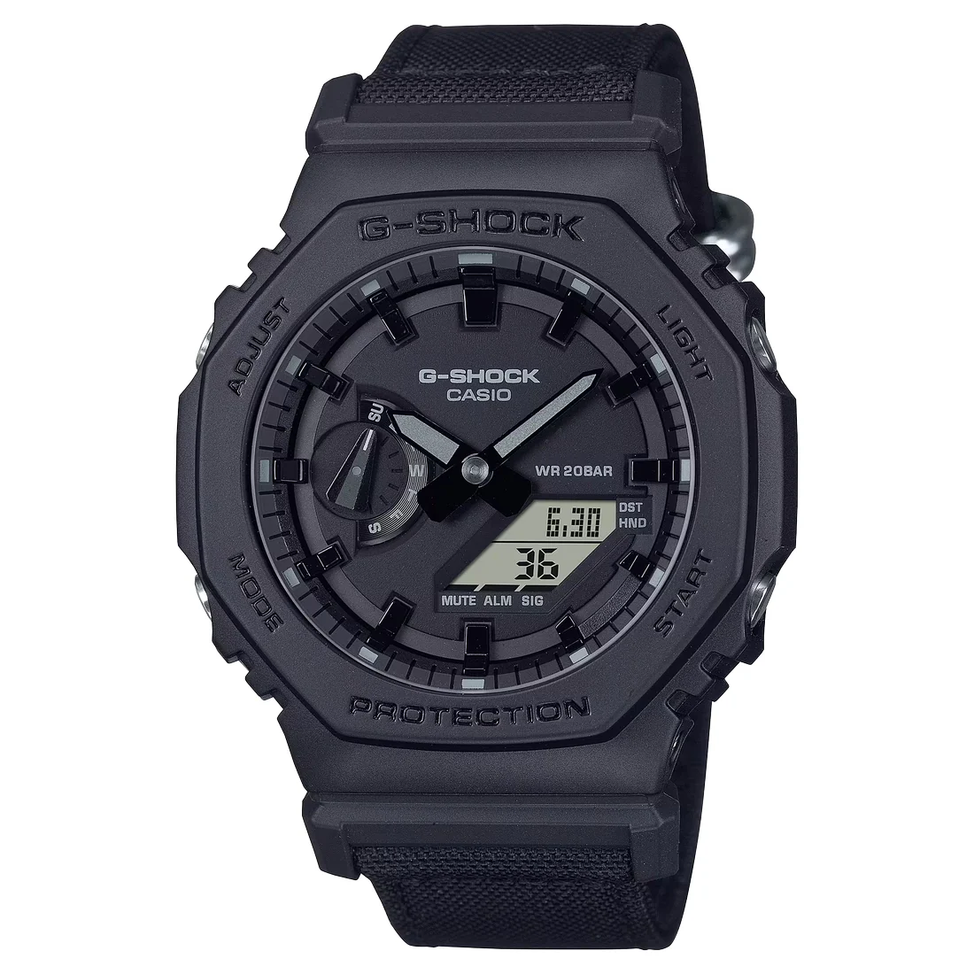 Orologio G-Shock GA-2100BCE-1AER nero cinturino cordura