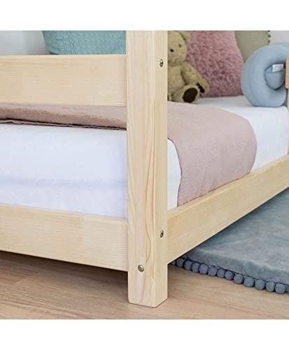 Benlemi Letto per bambini TERY 120 x 200 cm, grigio chiaro : Prima infanzia