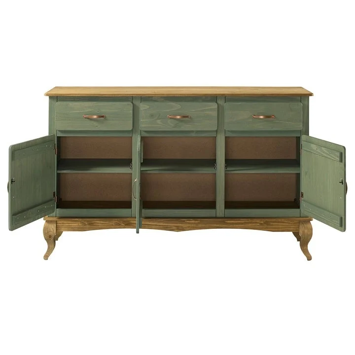 Wood Buffet Sideboard Green