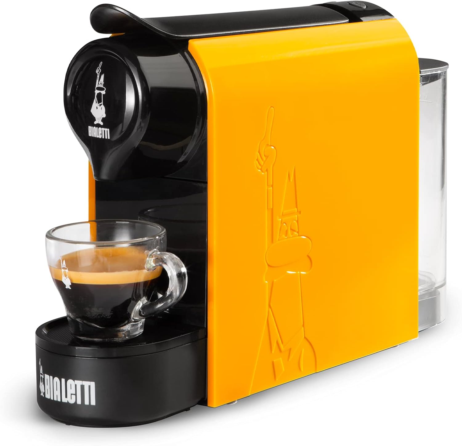 Bialetti Gioia Espresso Machine for Aluminium Capsules, Including 64 Capsules, Works Exclusively with Capsules, Red