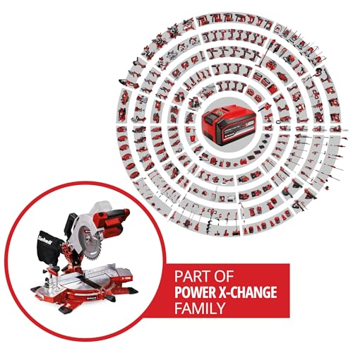 Einhell Troncatrice TE MS 18/210 Li   Solo Power X Change (Li Ion, 18 V, 3000/min, lama in metallo duro, senza batteria e caricabatteria) : Amazon.it: Fai da te