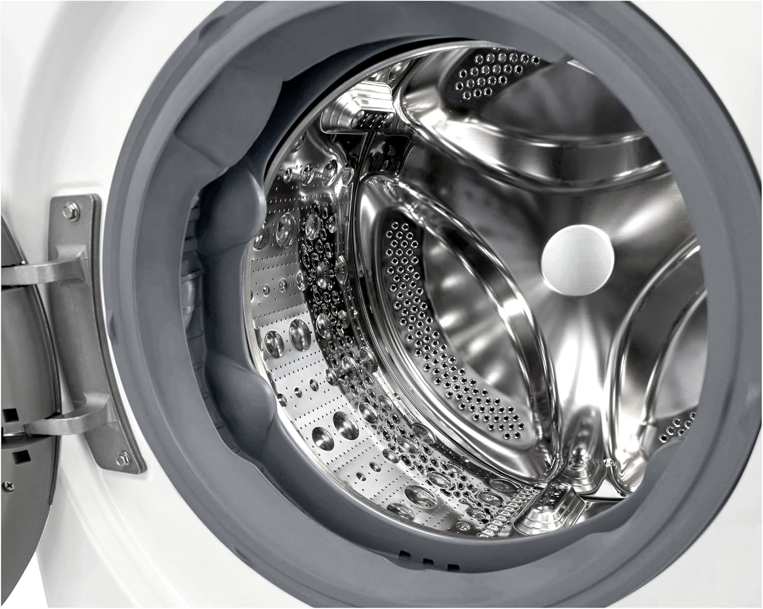 LG F4WV7080, Klasse A, Frontlader-Waschmaschine 8 kg, 1400 U/Min, AI Direct Drive, Wi-Fi, Tiefenreinigung mit Dampf, Große Kapazität, TRIPLE A, Außentür aus Sicherheitsglas, 62 x 60 x 85 cm ꟷ Weiß