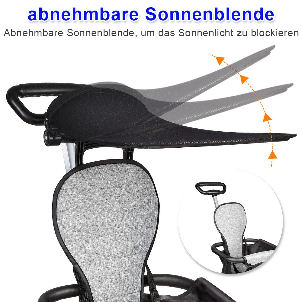 Kinder-Buggy Kinderwagen 2 in 1 Komplettset Buggy von Geburt