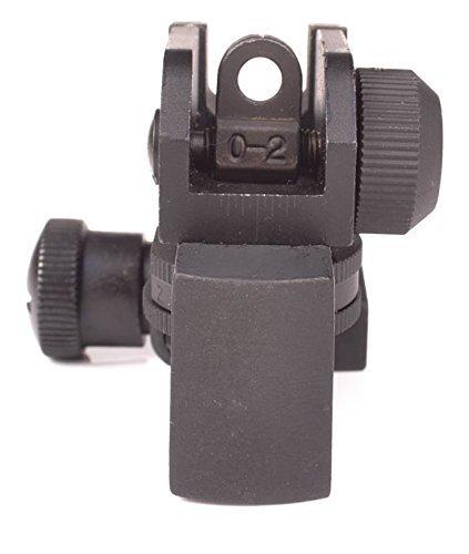 AR15 Iron Sight Set Match Grade Rear & Same Height Front Sight