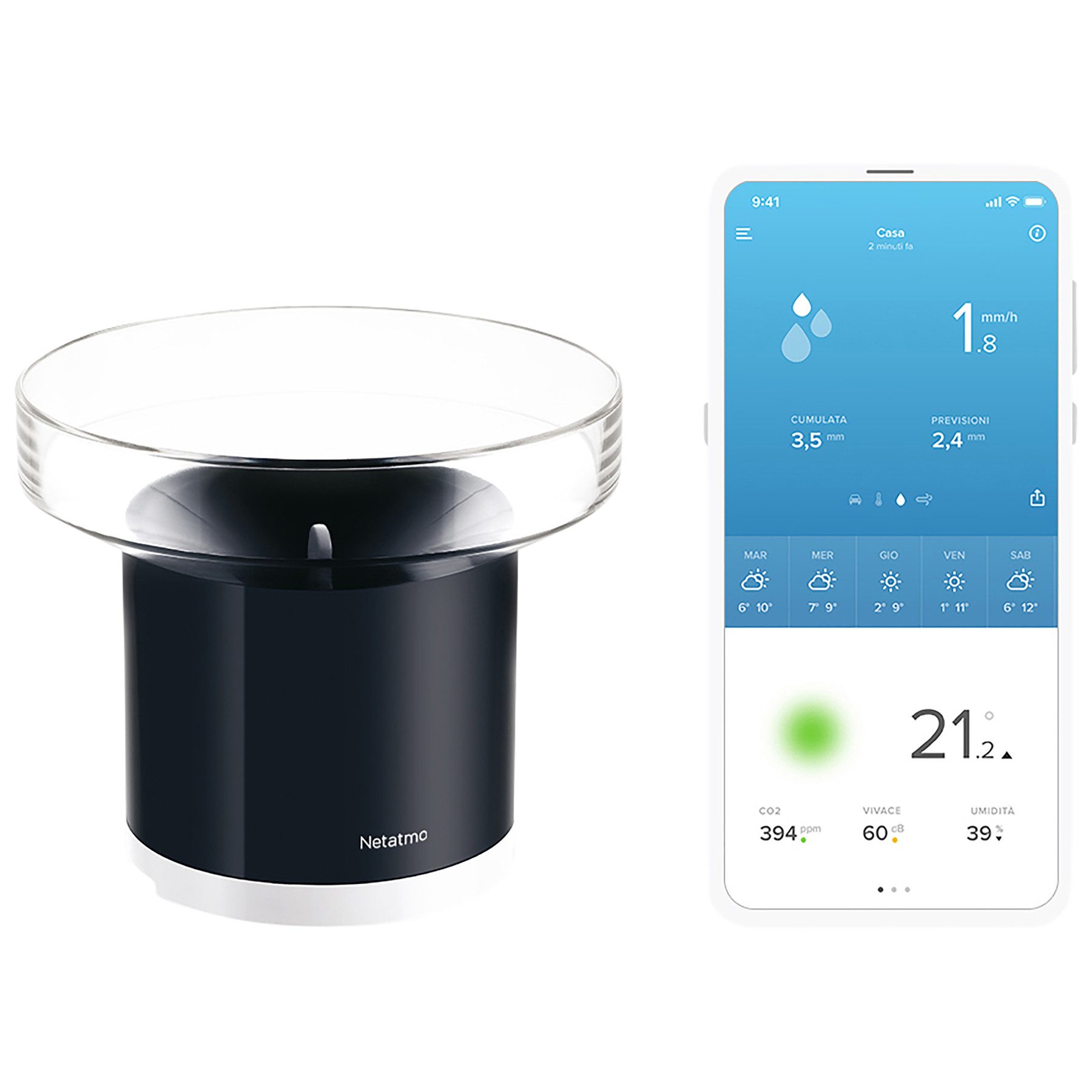 Regenmesser NETATMO Regenmesser NRG01-WW