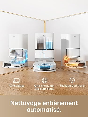 Dreame Aspirapolvere Lavapavimenti Auto Svuotamento Autopulente