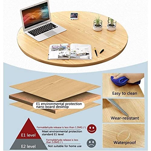 YHKJLYH Set Tavolo da Pranzo Rotondo   Set Tavolo Rotondo e Sedia per conferenza per Ufficio Reception 80 cm, tavolini per Sala conferenze, mobili per Ufficio semplici : Casa e cucina