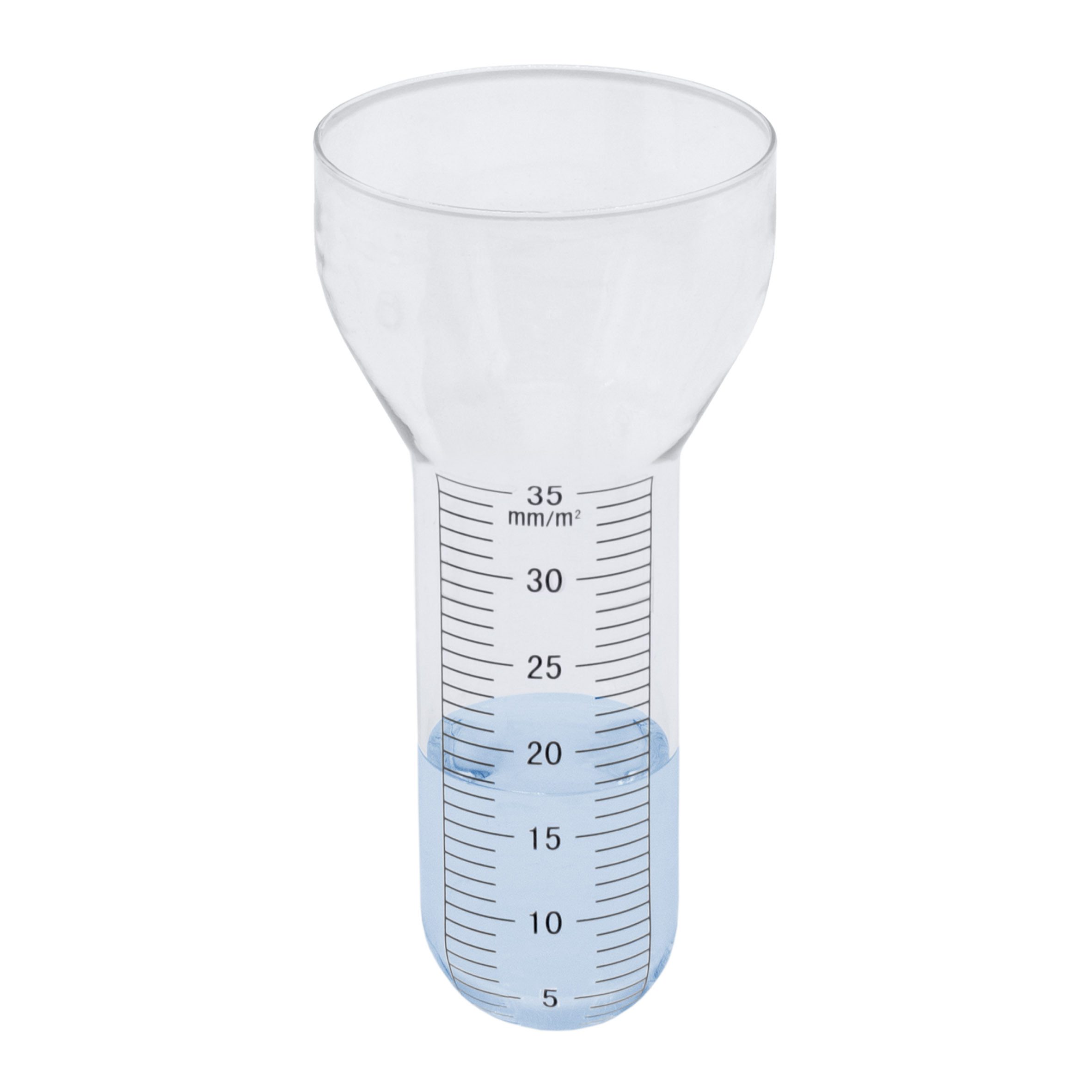 Regenmesser Regenmesser Ersatzglas XXL mit Skala - 17 x 8 cm