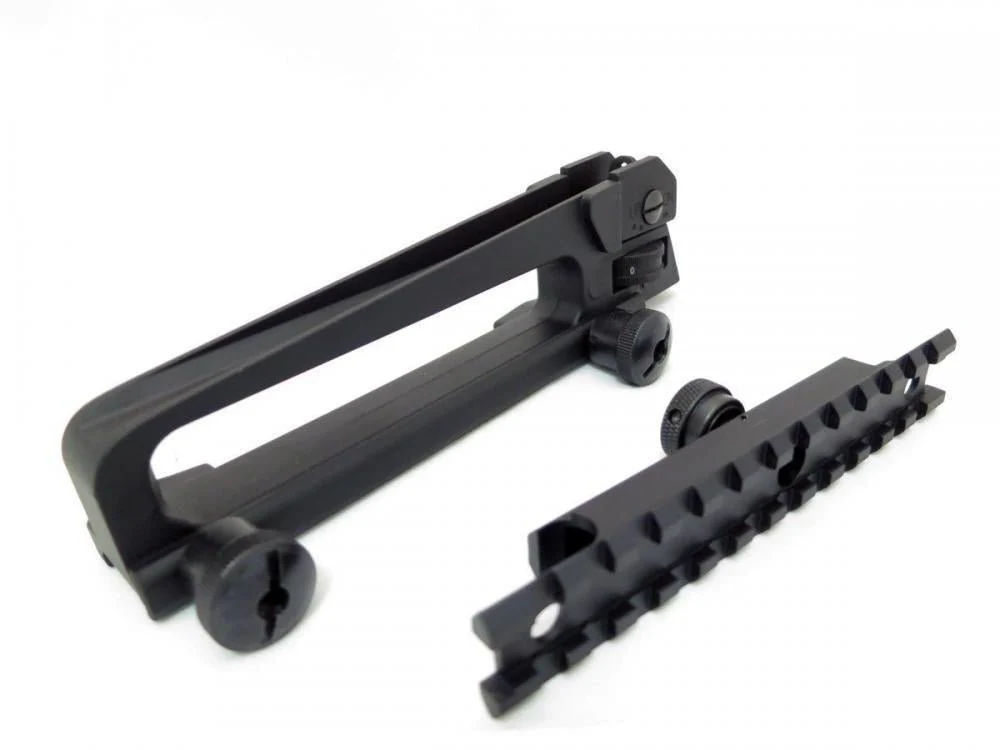 Carry Handle with A2 Picatinny Optics Top Rail & Integrated Rear Sight