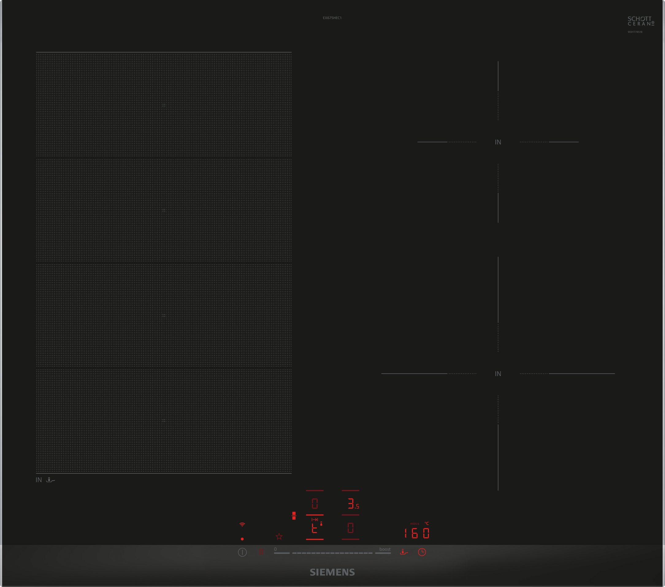 Induktions-Kochfeld iQ700 EX675HEC1E