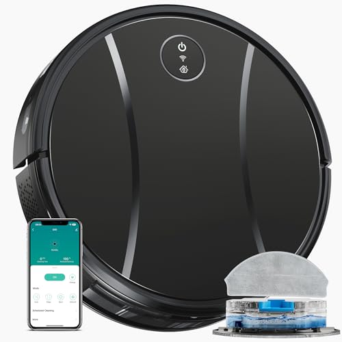 Tipdiy Robot Vacuum and Mop Combo,4200Pa Powerful Robotic Vacuum Cleaner with Self Charging, Home Automatic Robot Aspiradora for Hard Floor, Low Carpet, Pet Hair, App&Voice&Remote Smart Control : Industrial & Scientific