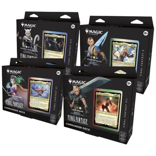 Magic Final Fantasy - Commander Deck Display