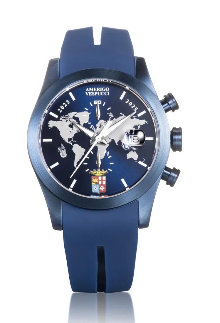 Locman Island Amerigo Vespucci Crono pvd blu silicone 0618B02S-BLAMVESB