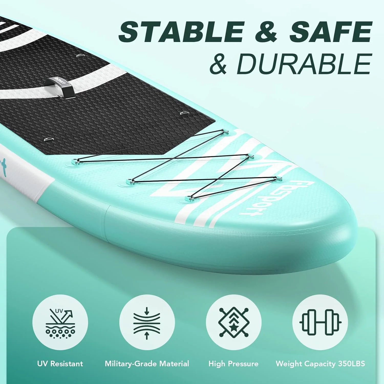 Premium-Stand-Up-Paddle-Board, Yoga-Board mit strapazierf?higem SUP-Zubeh?r und Tragetasche | Breiter Stand, Surf-Kontrolle, rutschfestes Deck, Leine, Paddel und Pumpe f��r Jugendliche und Erwachsene
