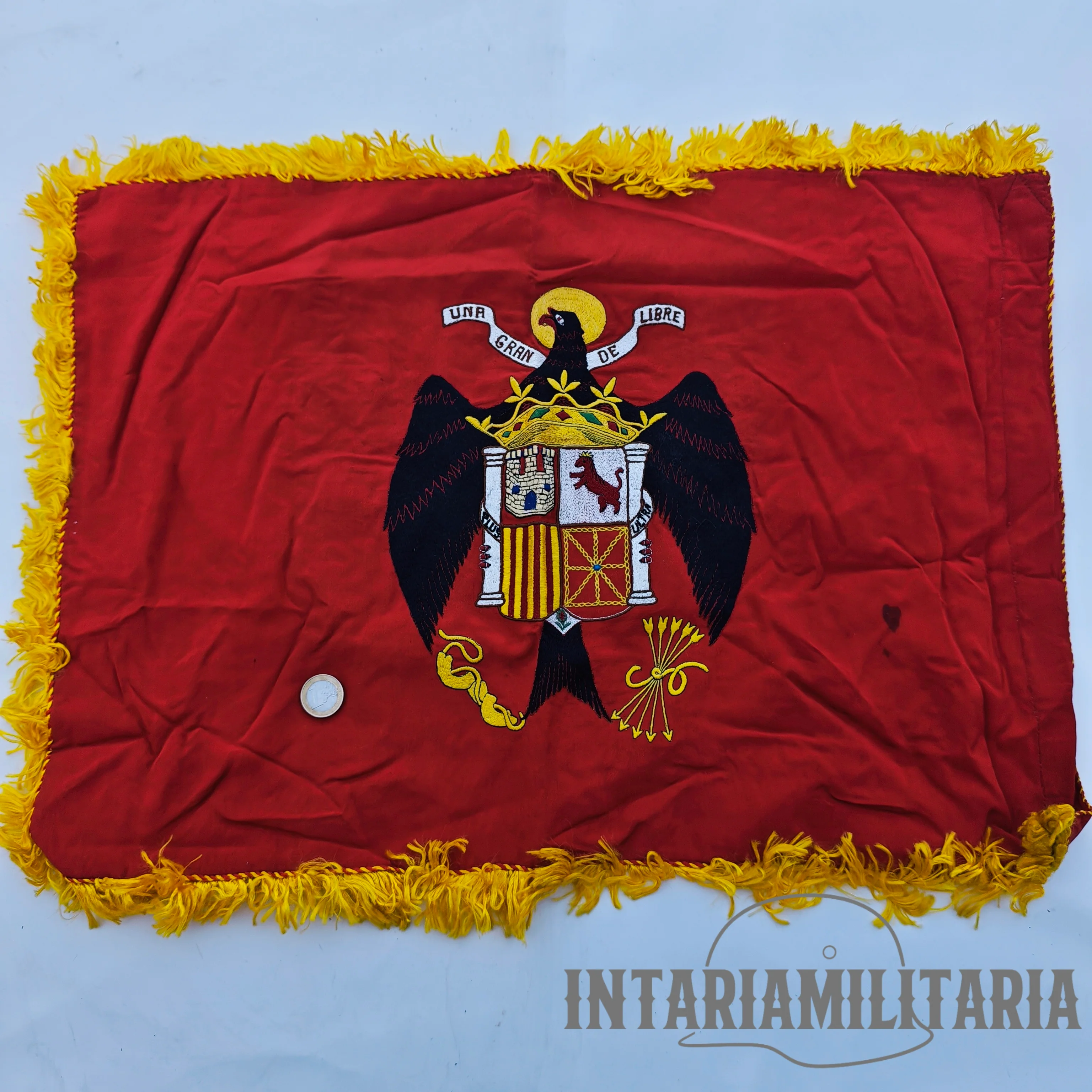 Bandera tercer batall��n 1 compa?��a de infanter��a. Guerra Civil Espa?ola