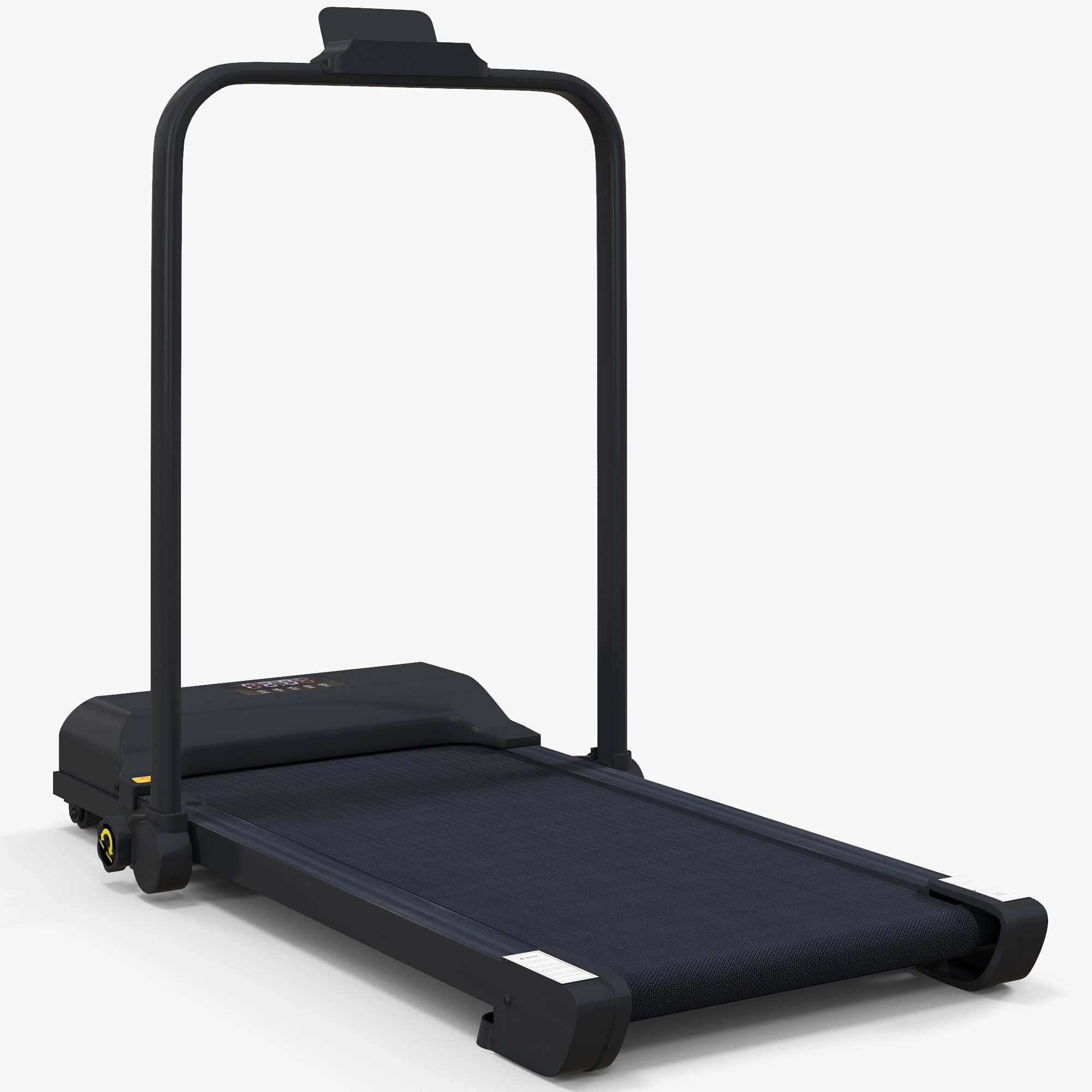 HOMCOM Elektrisches faltbares Laufband 2 in 1, 1-10 km/h, elektrisches Gehband mit Fernbedienung 130 x 59 x 96 cm schwarz