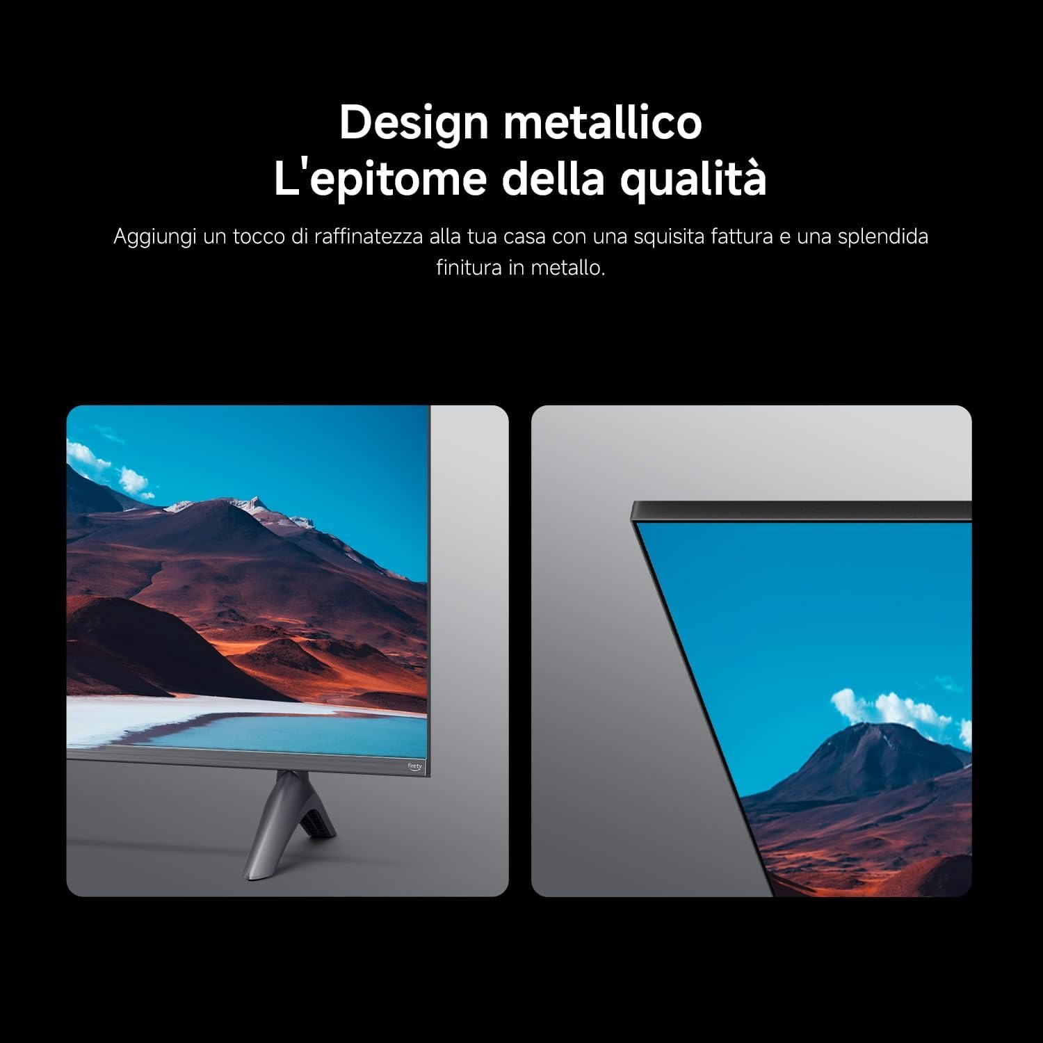 XIAOMI TV F Pro 32, 32 pollici (81 cm), QLED, Smart TV, Fire TV, Triple Tuner DVB-C/S/S2/T/T2,Dolby Audio, DTS Virtual:X, DTS-HD, Controllo Vocale Alexa, Compatibile con Apple AirPlay