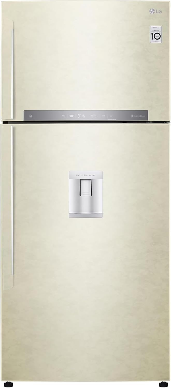 GTF744SEPED Frigorifero Doppia Porta, Classe E, 509l, Wi-fi, Door Cooling, Gestione Umidità, Dispenser Acqua, Cassetto 0 Gradi, Fabbricatore Del Ghiaccio, Compressore Smart Inverter Sabbia