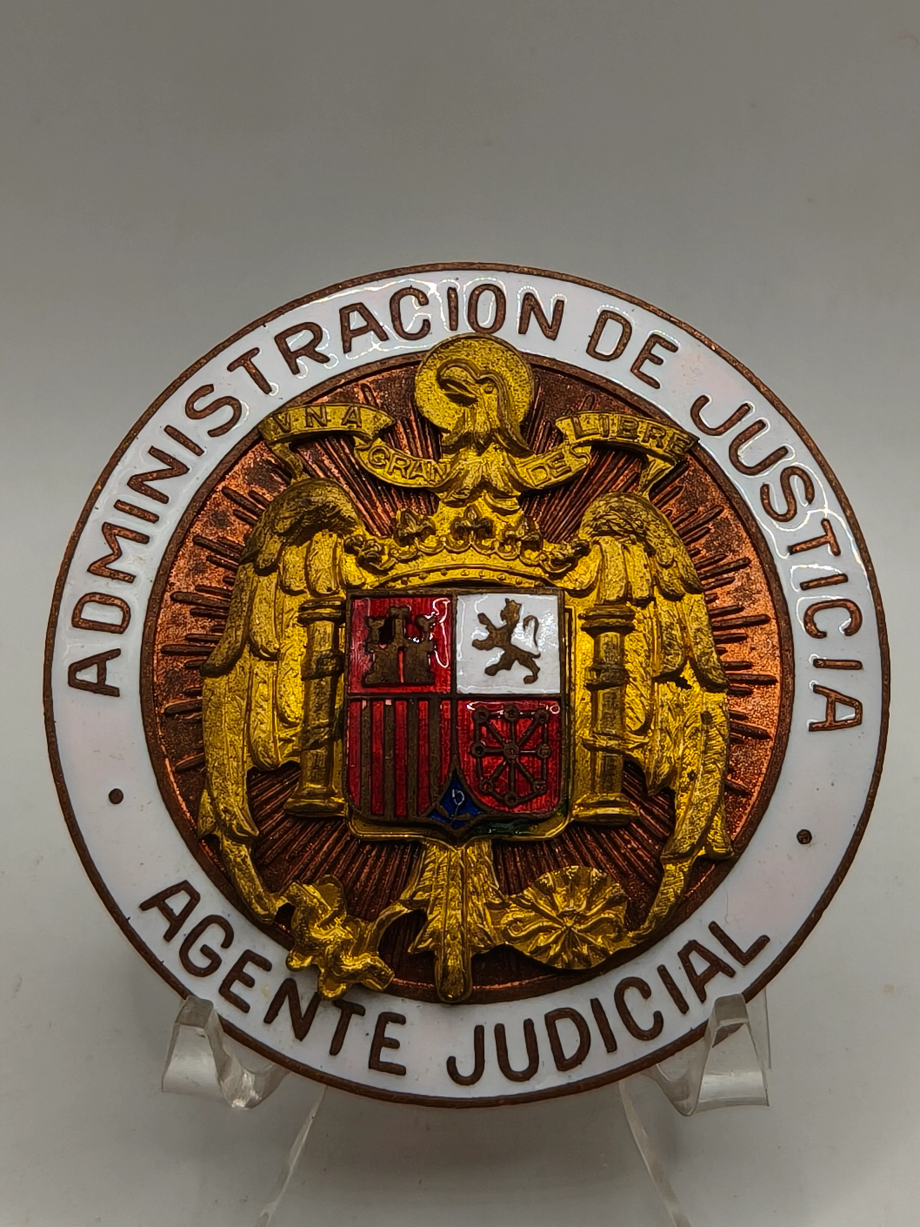 Placa Administraci��n Judicial ��poca Franco