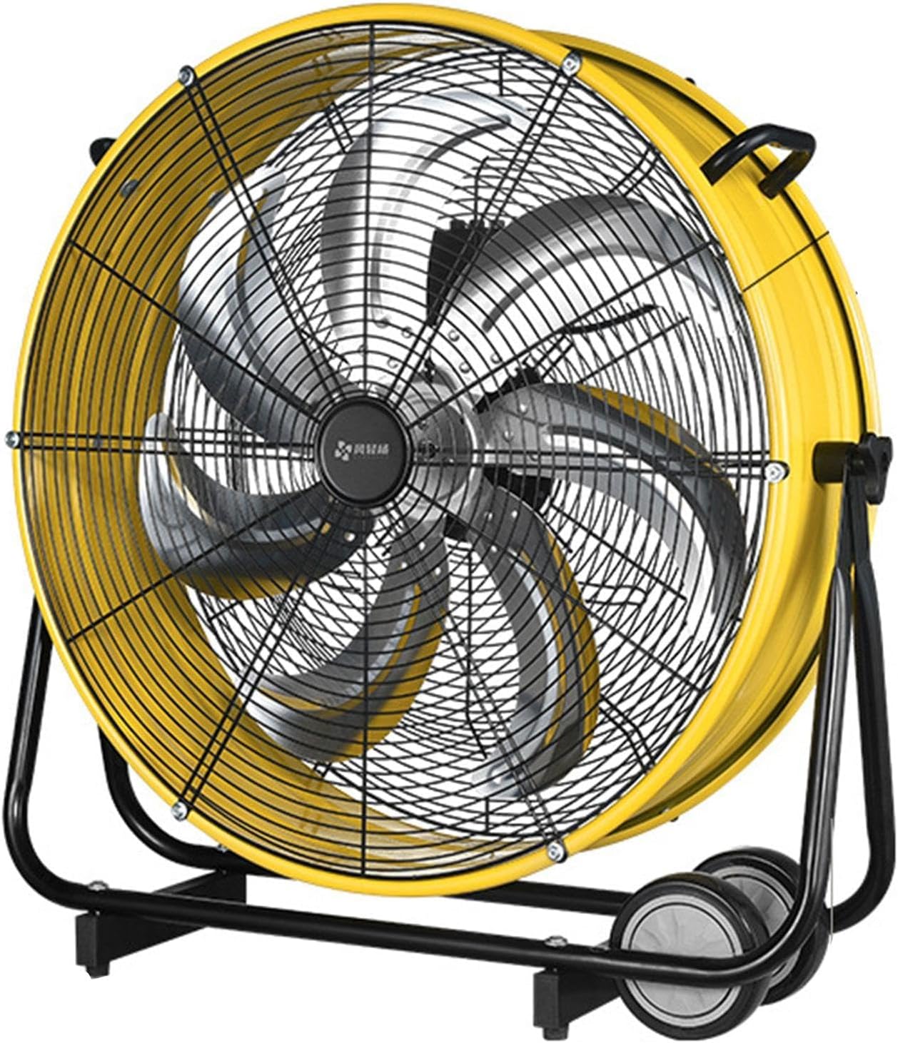 High Velocity Trommelventilator, robuste Metallkonstruktion mit 360° Neigung für Werkstatt, Garage, Lager, Industrie und Gewerbe