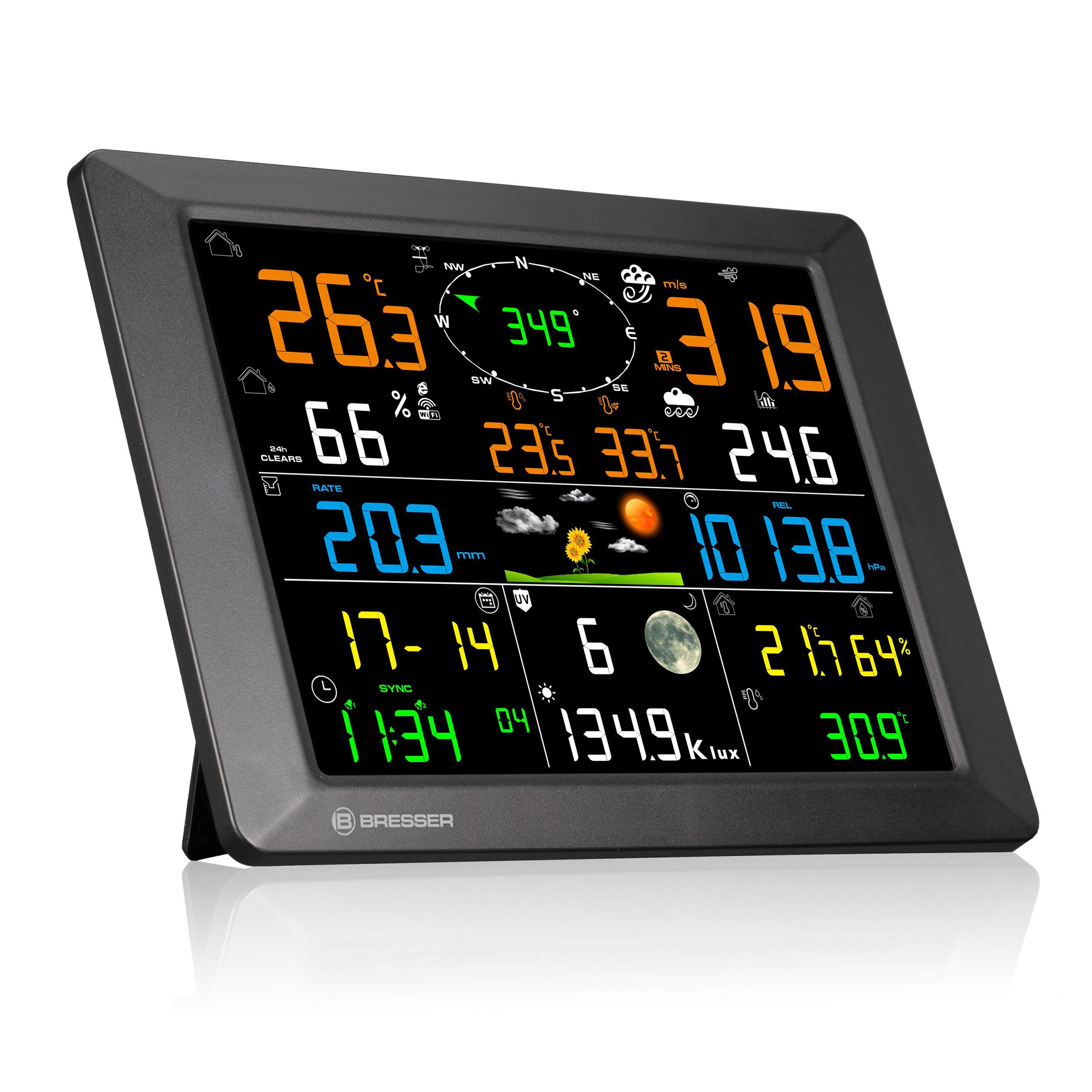 Wetterstation BRESSER 7-in-1 LoRa Profi-Wetterstation Terral