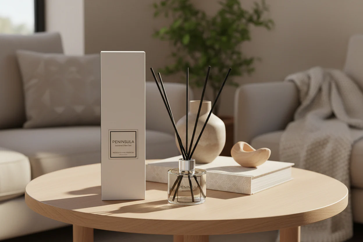 Peninsula Luxury Reed Diffuser a?? White Narcissus, Jasmine & Sea Salt (100ml)