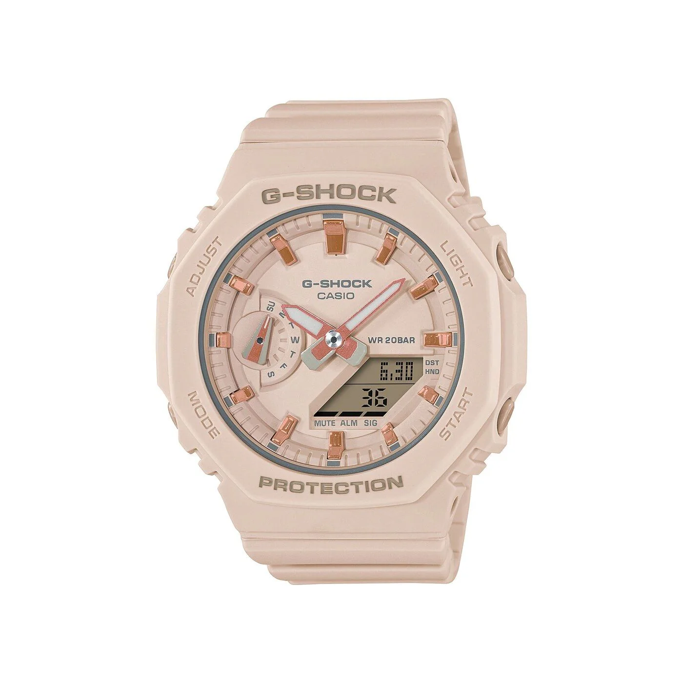 Orologio G-Shock piccolo da donna GMA-S2100-4AER rosa antico
