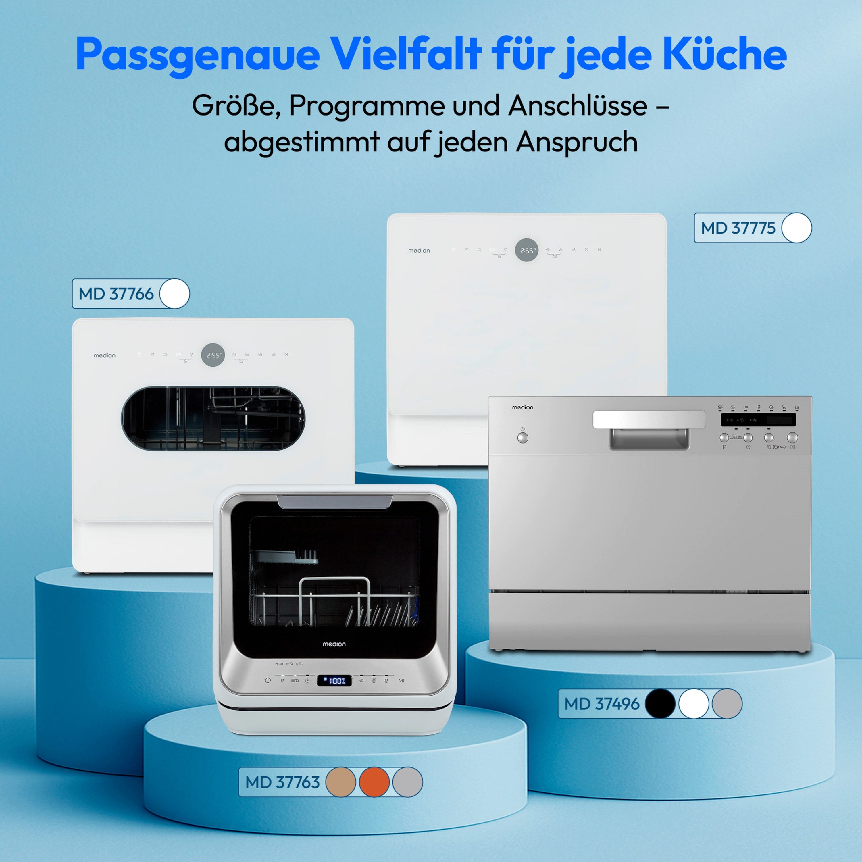 Tischgeschirrspüler MD37775