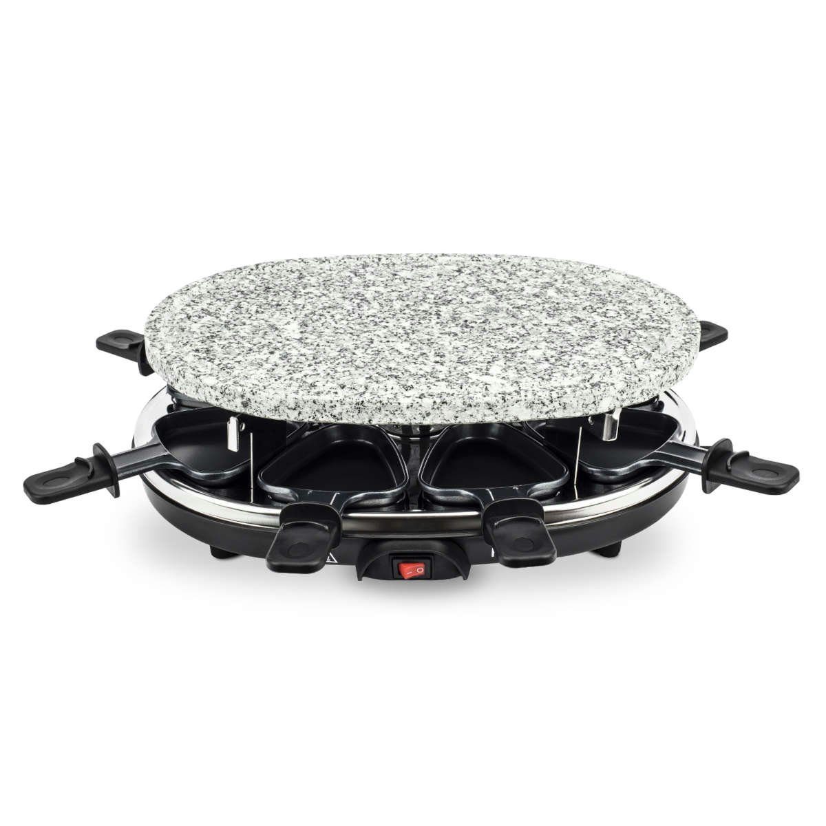 Raclette RP85 Raclette-Grill für 8 Personen Heißer Stein