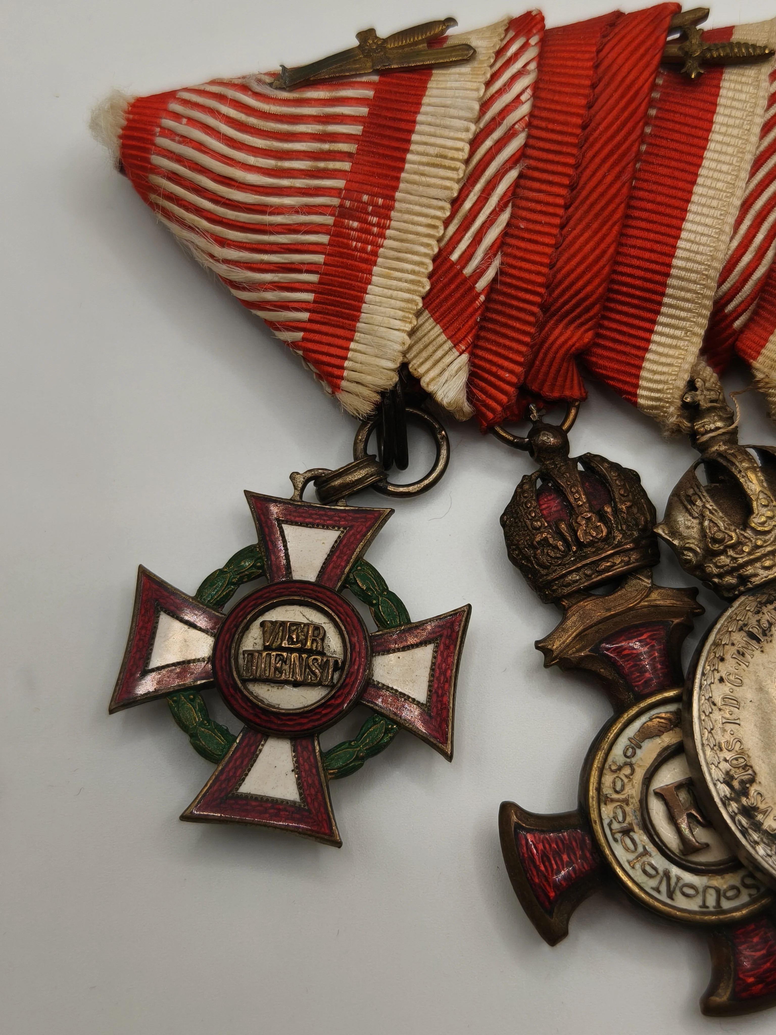 Austrian medal bar. Pre IWW Francisco Jos��