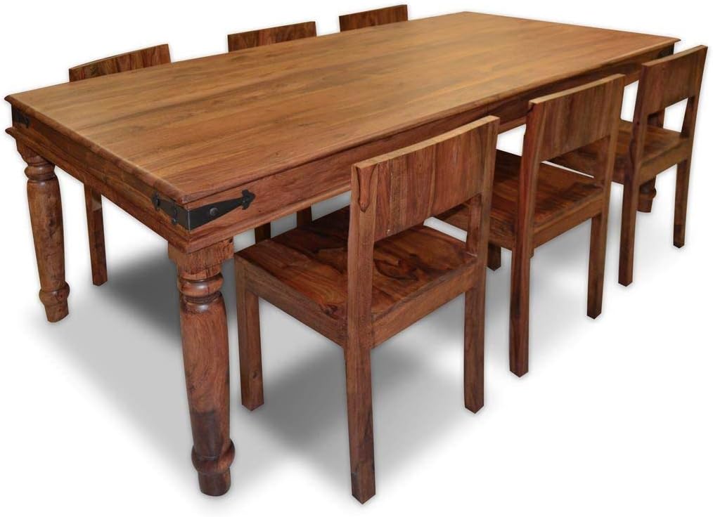 Tavolo Fisso 200X100 in Legno SHEESHAM
