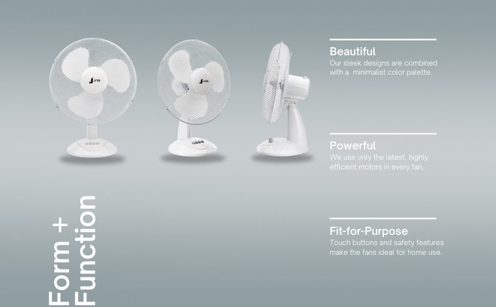 Tischventilator Tischventilator Standventilator 30cm 3 Geschwindigkeitsstufen