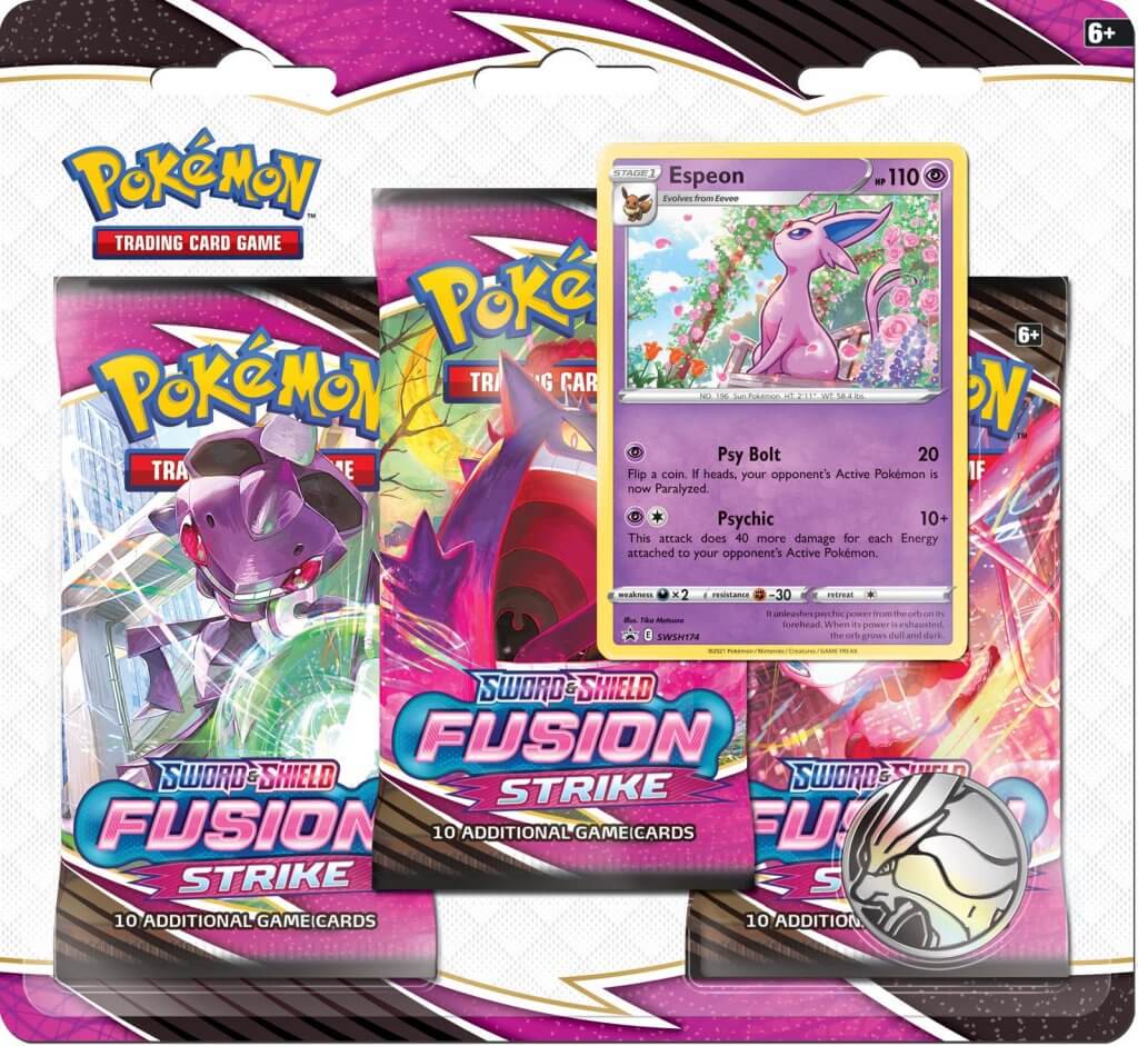 Pokémon - Fusion Strike Three Booster Blister