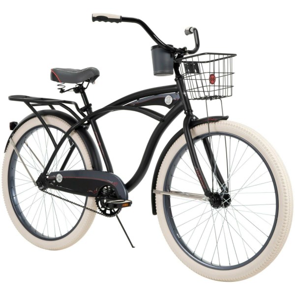 Huffy Men s Deluxe Cruiser Bike 26 in – Black