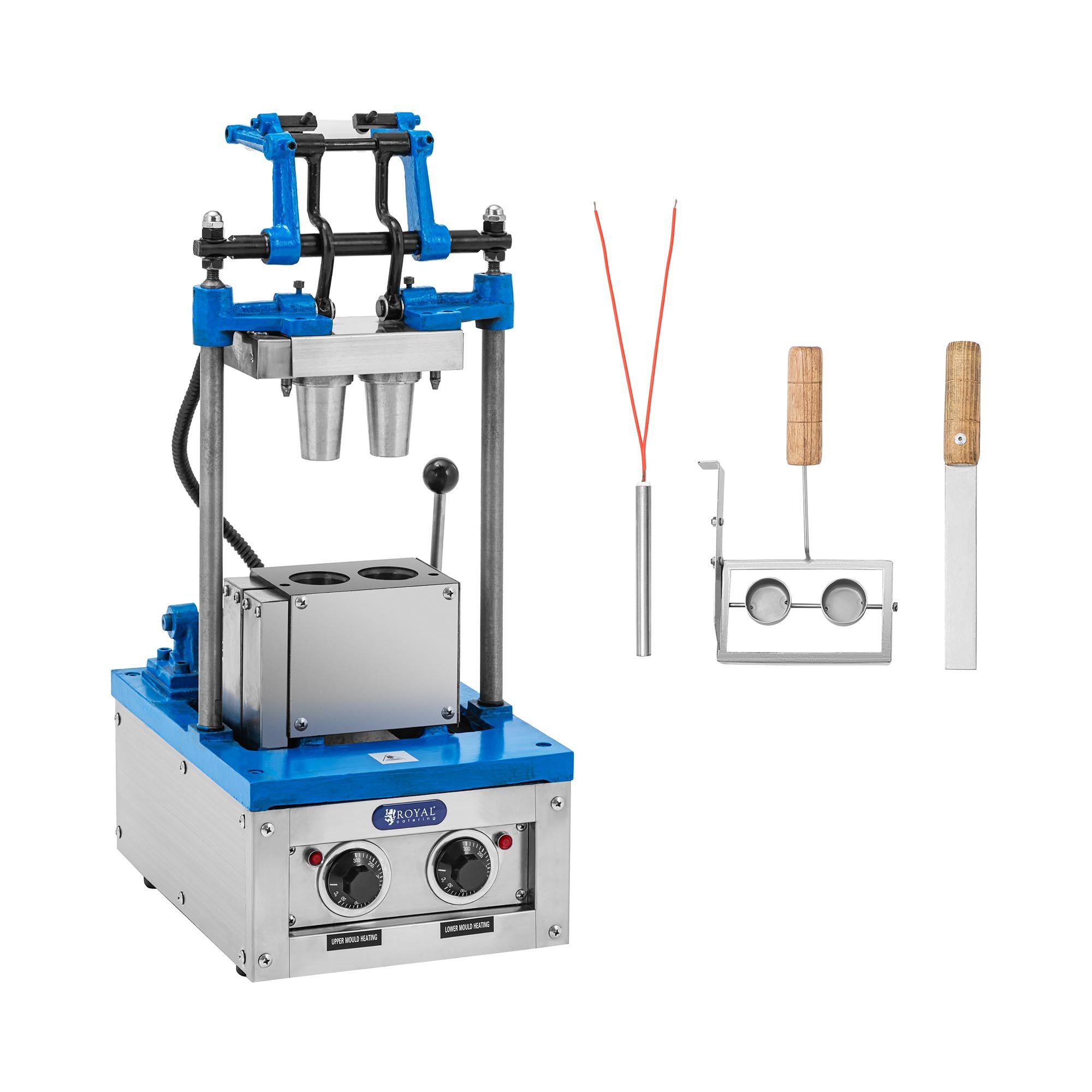 Waffeleisen Waffeleisen für Eiswaffeln Eiswaffel Maker 50 - 60 Waffeln/h 2100 W