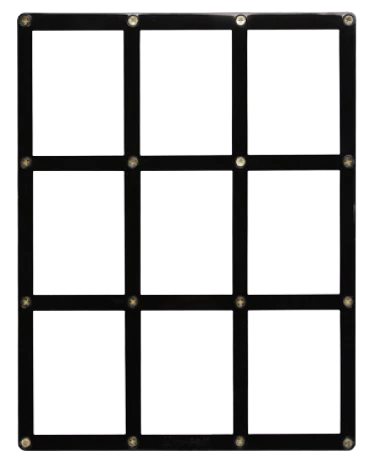 ULTRA PRO 9-Card Black Frame Screwdown Holder
