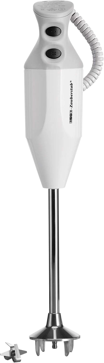 ESGE Zauberstab P 350 Profi, staafmixer wit inclusief multifunctioneel mes, tot 22.000 tpm, 90880, wit/grijs