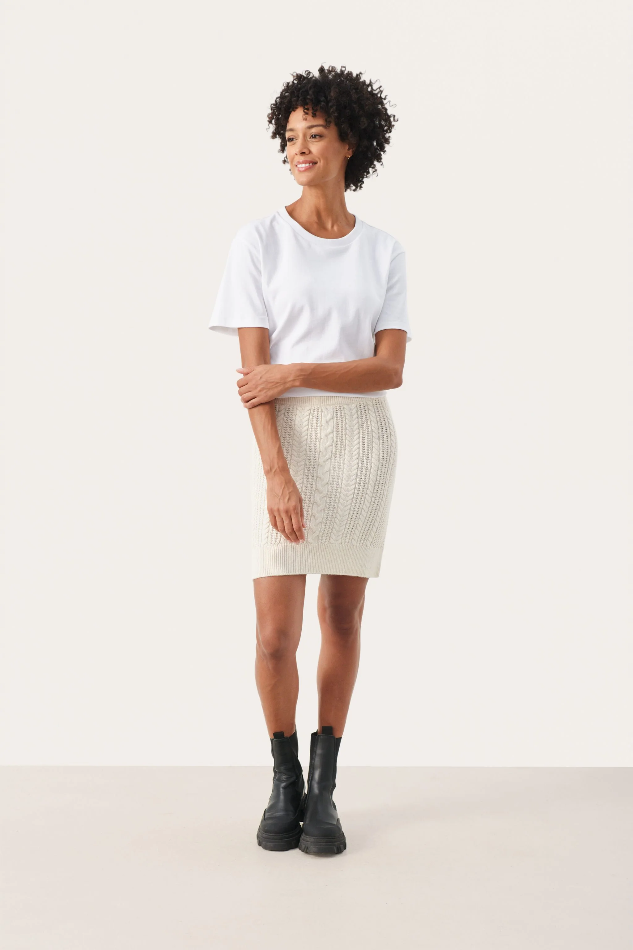 Part Two Farrah Skirt , Whitecap Gray