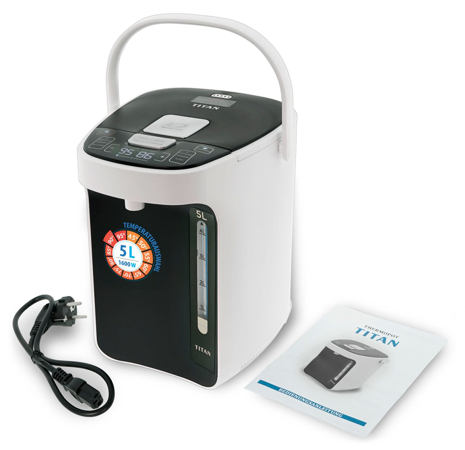 Wasserkocher TITAN 2.1 Thermopot Wasserkocher Pumpkanne