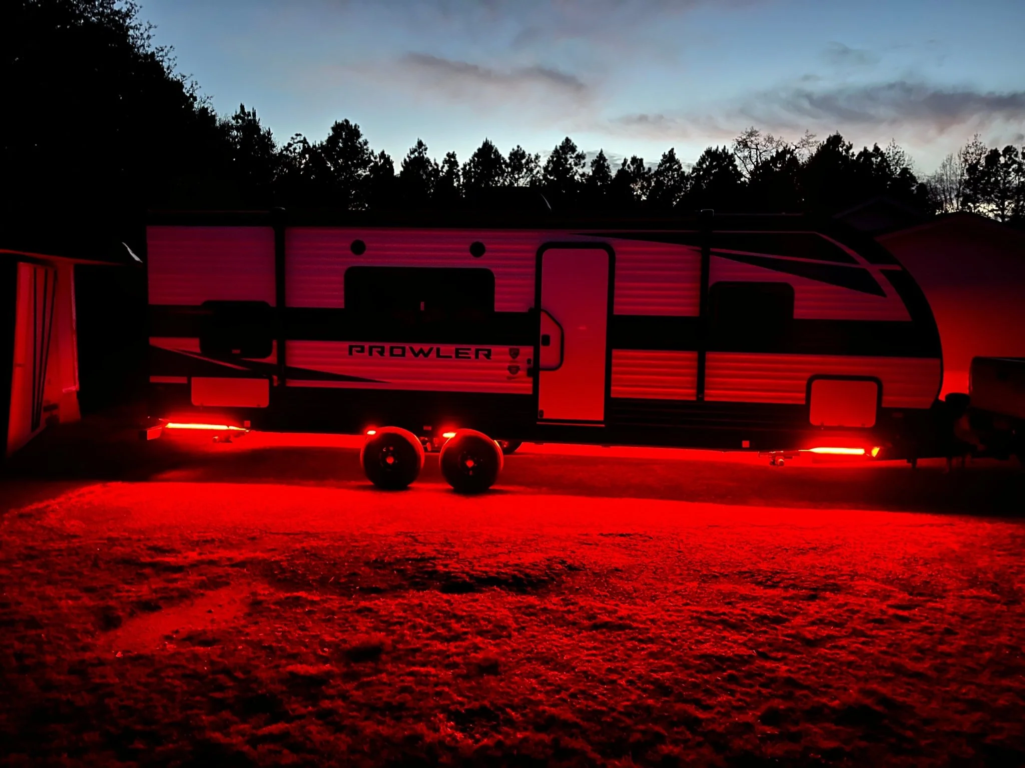 Pimp My Boat Trailer, Travel Trailer, RV Multi-Color Waterproof Under Glow LED Lighting Kit with Remote