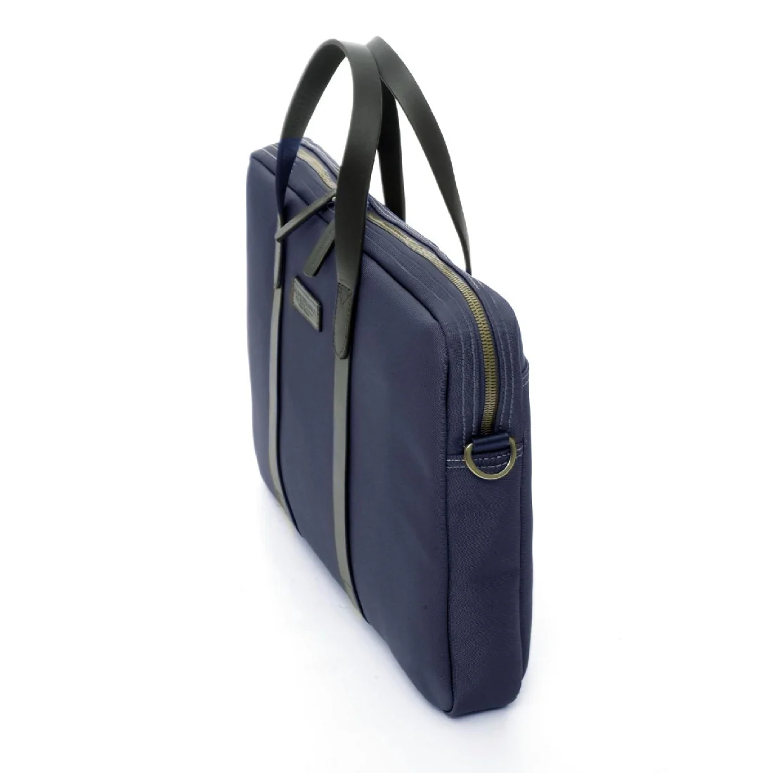 Cartella una zip Spalding & Bros Preston in tessuto blu 309254U703