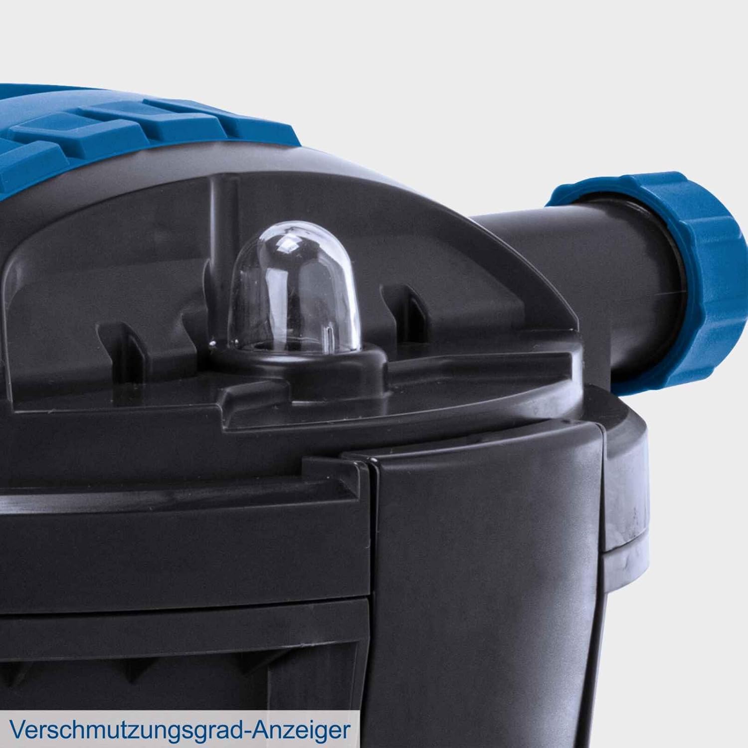 Scheppach Teichdruckfilter Komplettset PFS8000 | für Teiche bis 8000 Liter | Fördermenge 4000 L/h | 11 W UV-C Klärer mit Spin Clean | int. Schmutzanzeige | 9,5L Tank | Teichfilter Druckteichfilter