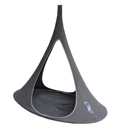 Vivere Cacoon Songo Sedia pensile Charcoal : Amazon.it: Giardino e giardinaggio