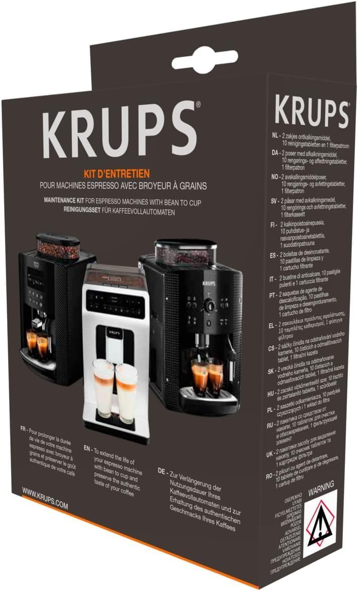 Krups Intuition Preference Kaffeevollautomat mit Milchschlauch, 11 Getränke, Personalisierung, 2-Tassen-Funktion, Kaffeemaschine, Schwarz, EA872810