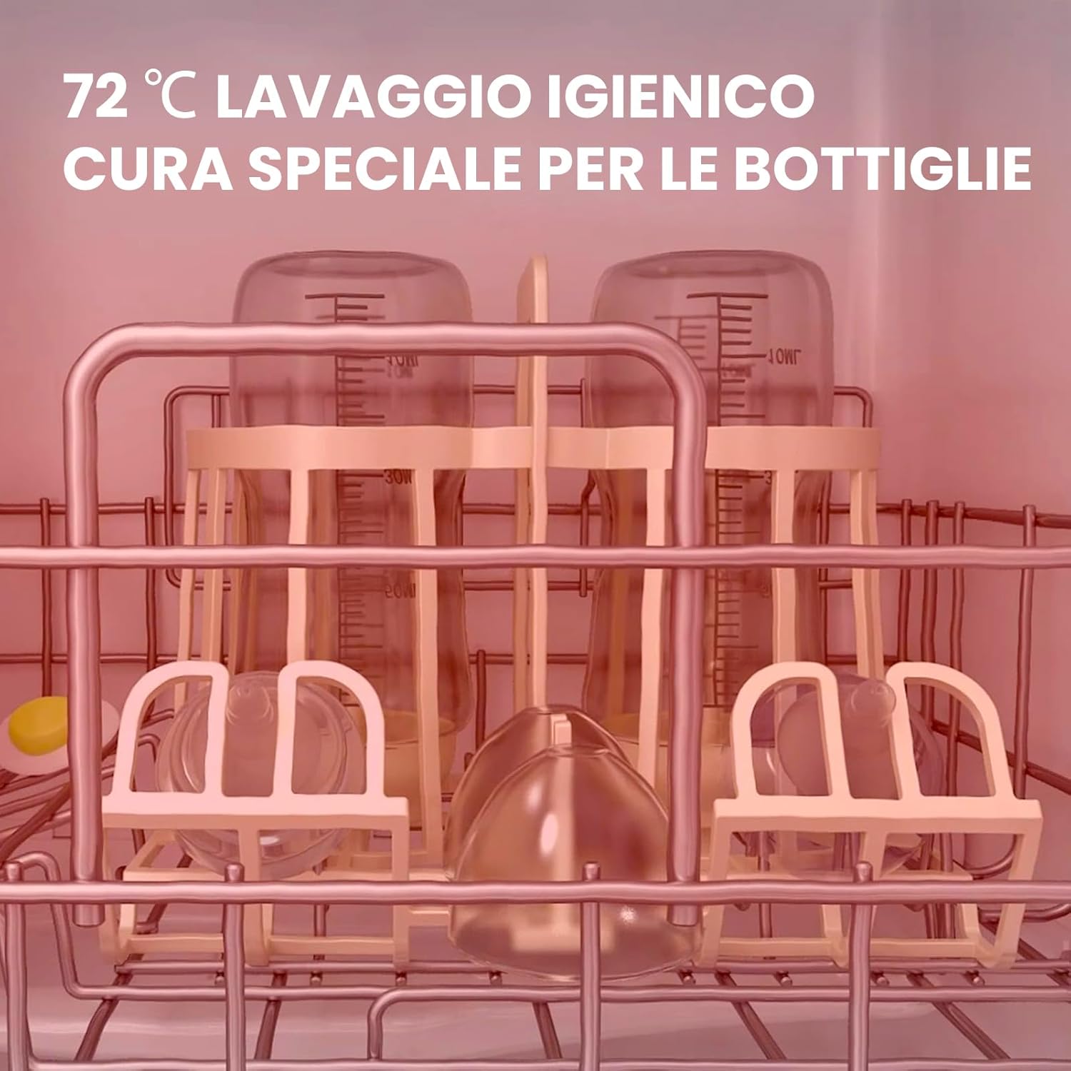 Mfd42S110W-It Lavastoviglie A Libera Installazione Con 3 Coperti, 7 Programmi, Tocca Controllo, Display A Led, Avvio Ritardato E Funzione Di Lavaggio Fuori Stagione, Bianco