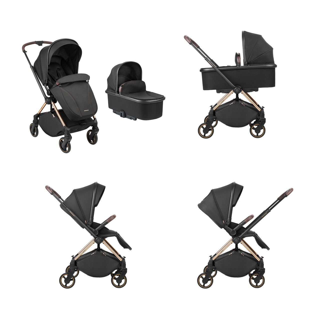 Kombi-Kinderwagen Kinderwagen Lanah 2 in 1
